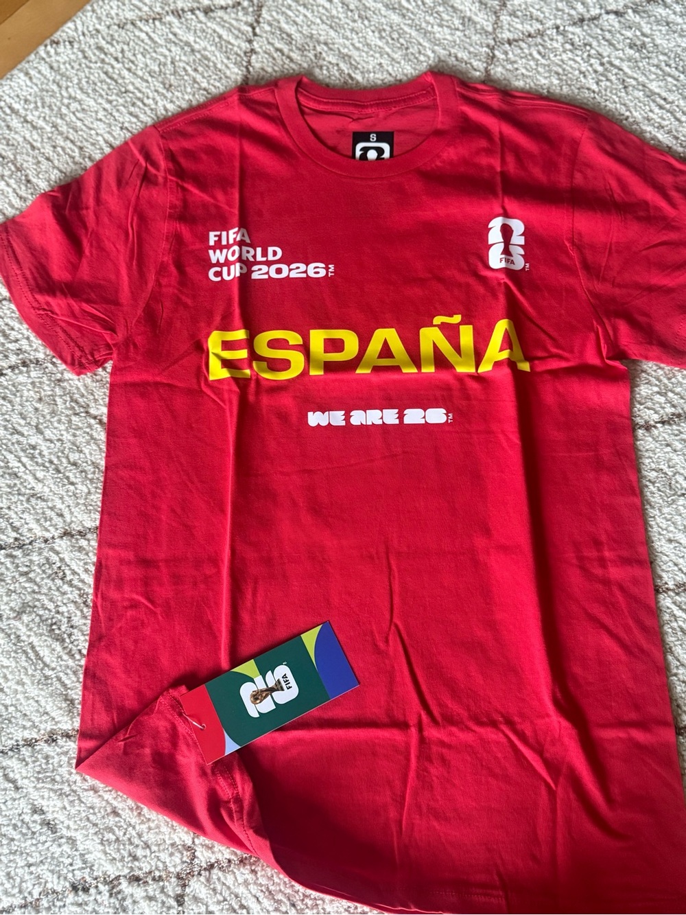 FIFA World Cup 2026 Spain España T-Shirt NWT Official Licensed S/L
